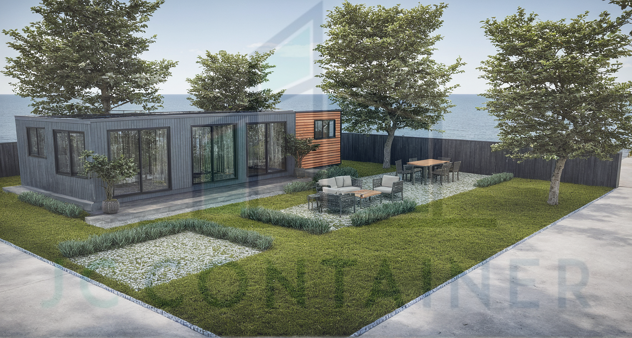 Contenedores paralelos 40 Pies